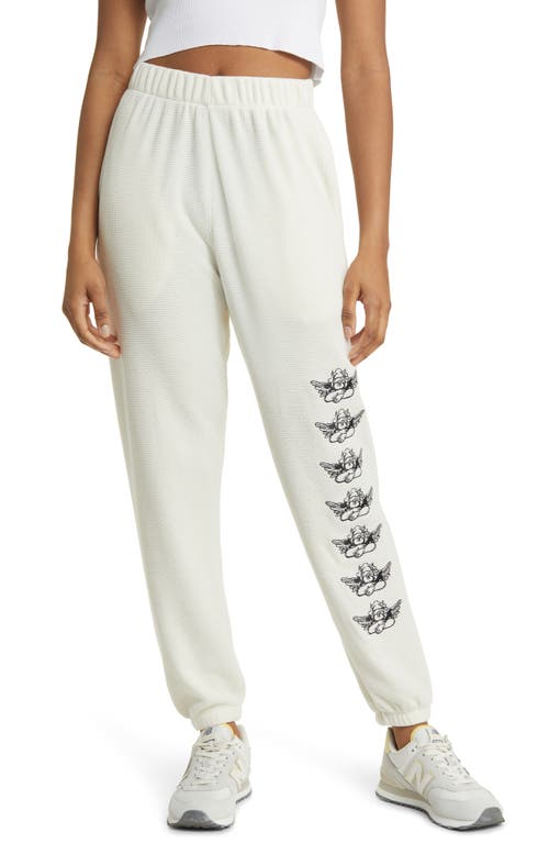 BOYS LIE On the Edge V2 Thermal Sweatpants Cream at Nordstrom,