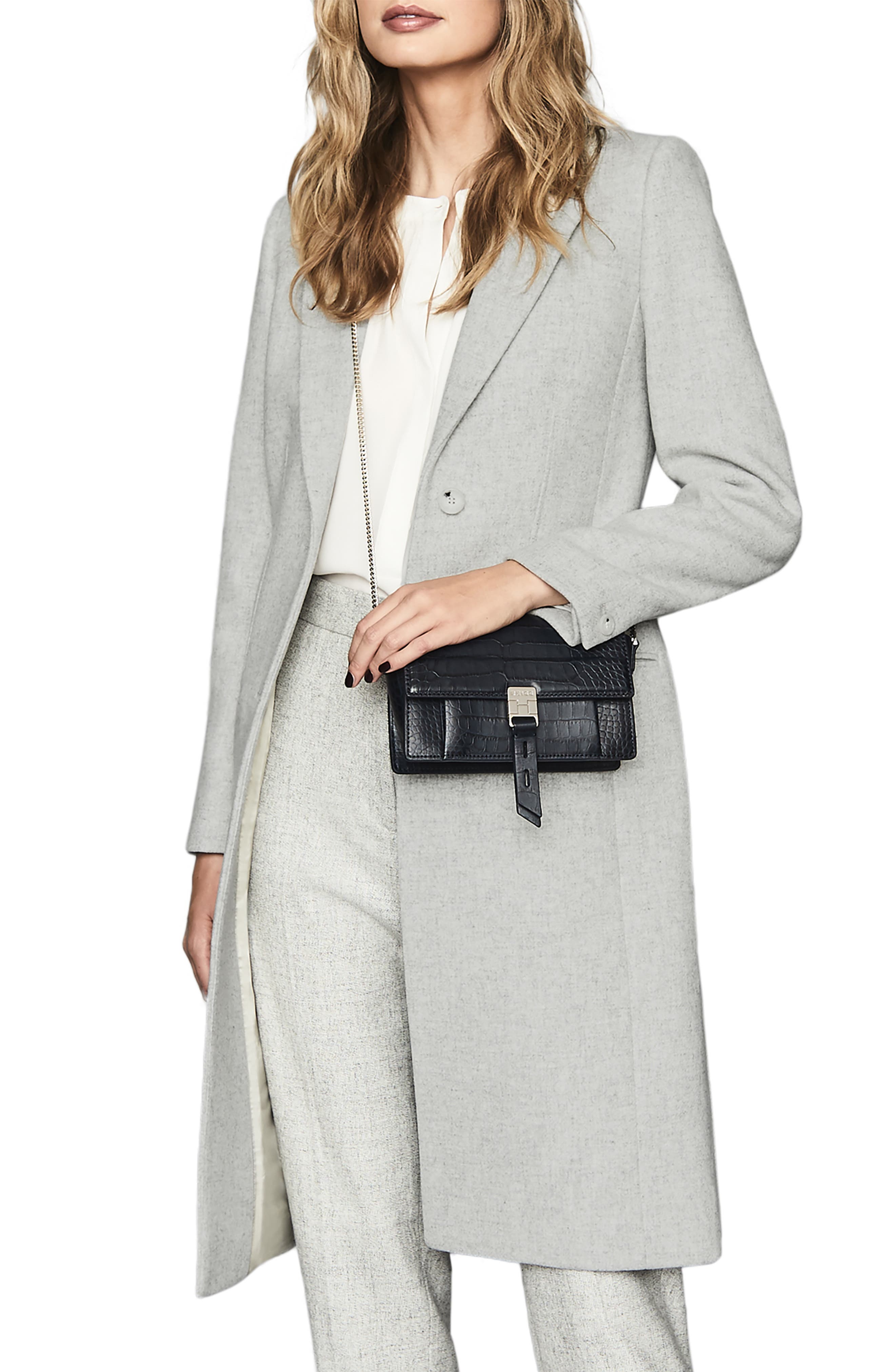 reiss grey coat