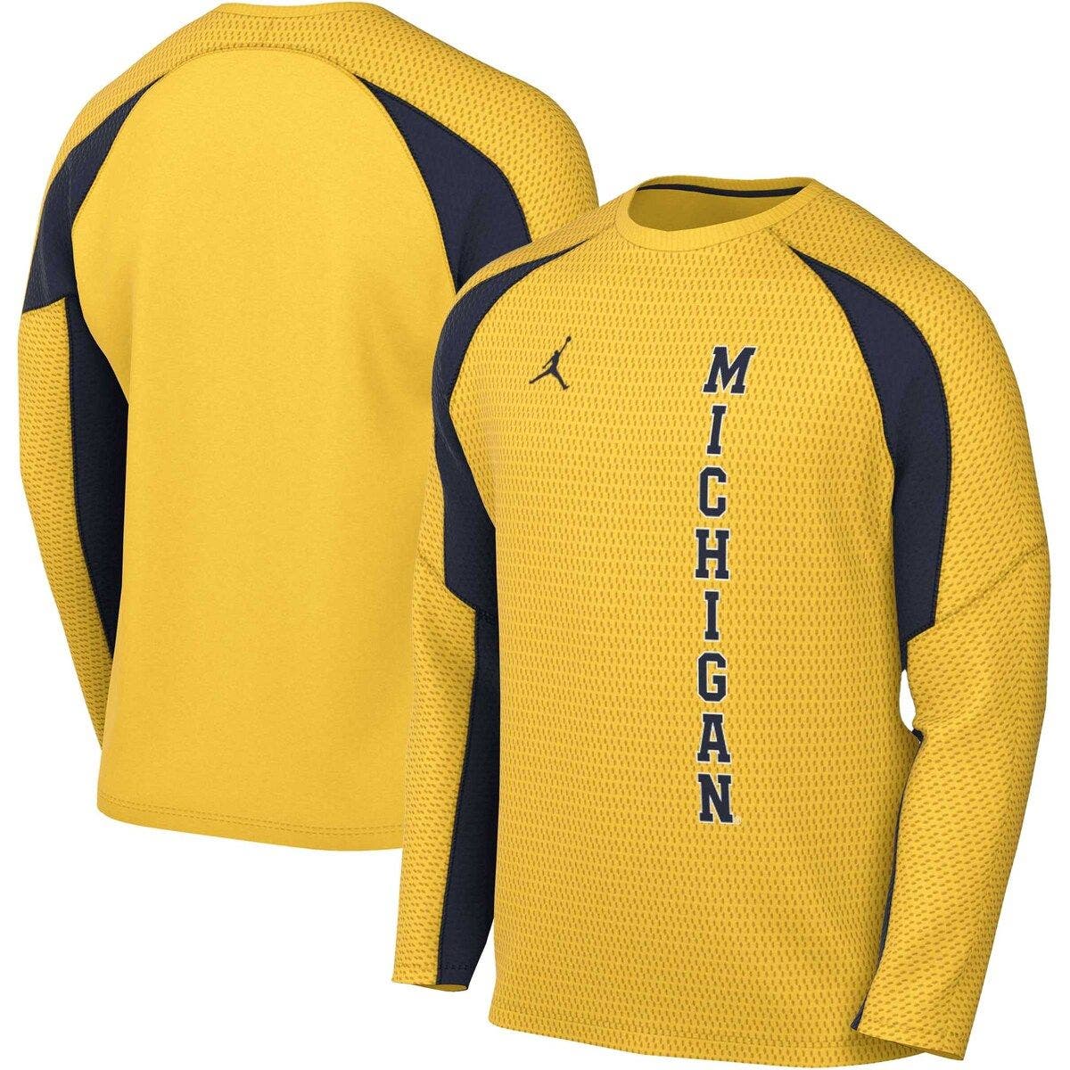 Jordan Brand Men's Jordan Brand Maize Michigan Wolverines Basketball