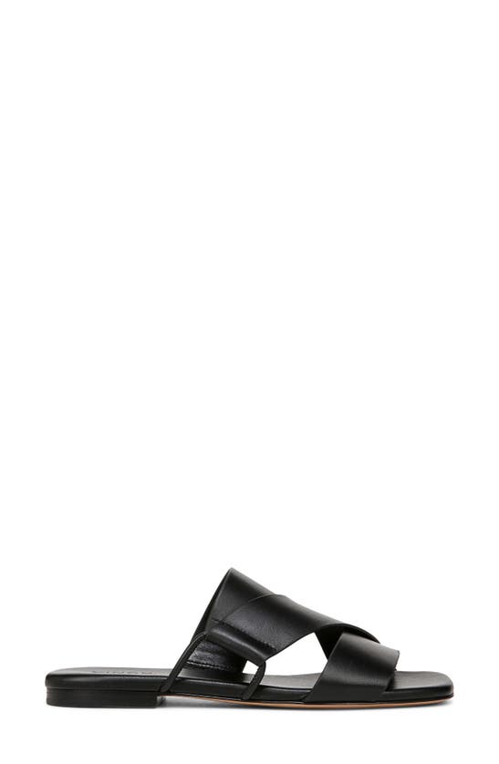 Shop Vince Dylan Slide Sandal In Black 2