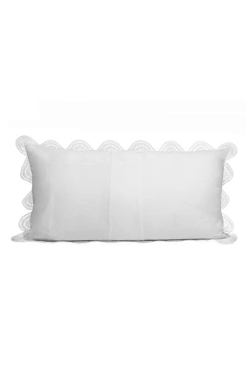 Melange Home Handstitched 2-pack Crochet Shams In White