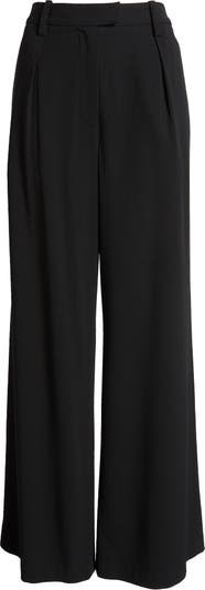 rag & bone Women's Bennett Japanese Crepe Pants, Black, 12 at   Women's Clothing store