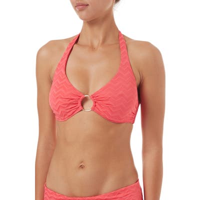 Melissa Odabash Brussels Underwire Bikini Top, Coral (Nordstrom Exclusive)