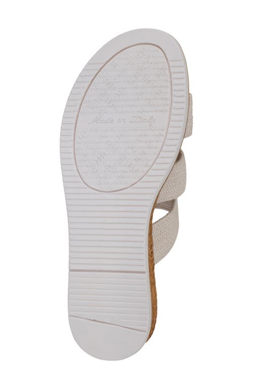 Italian Shoemakers Hylee Triple Band Sandal In White