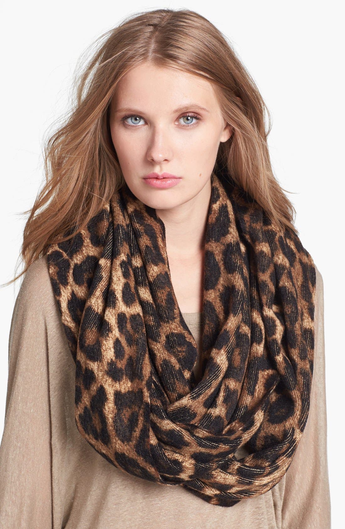 michael kors leopard scarf