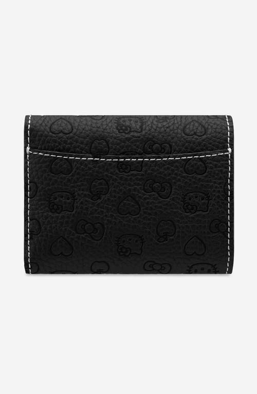 Maison De Sabre Maison De Sabré Leather Trifold Wallet In Hello Kitty