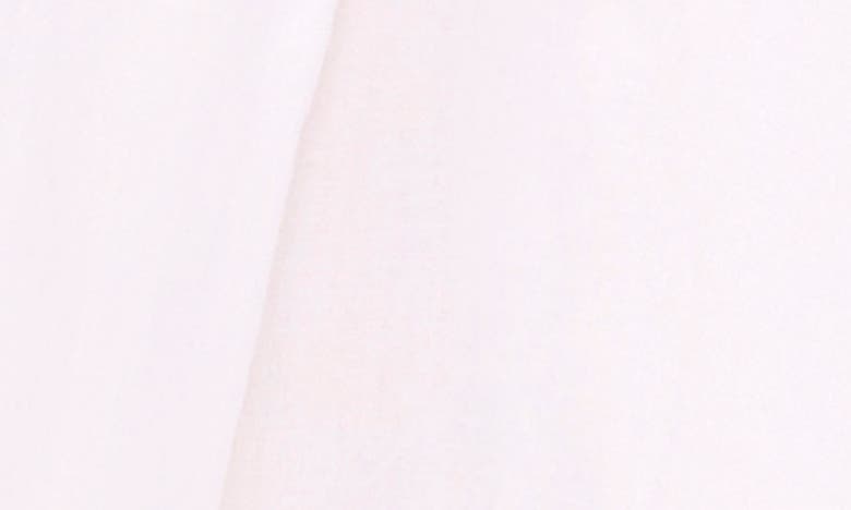Shop Halogen Belted Linen Blend A-line Dress In Bright White