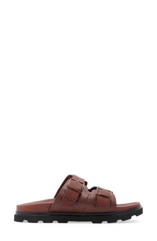 Ugg ® Capitola Buckle Slide Sandal In Cognac