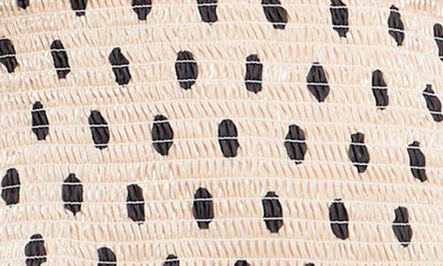 English Factory Polka Dot Tiered Long Sleeve Organza Minidress In Beige/black