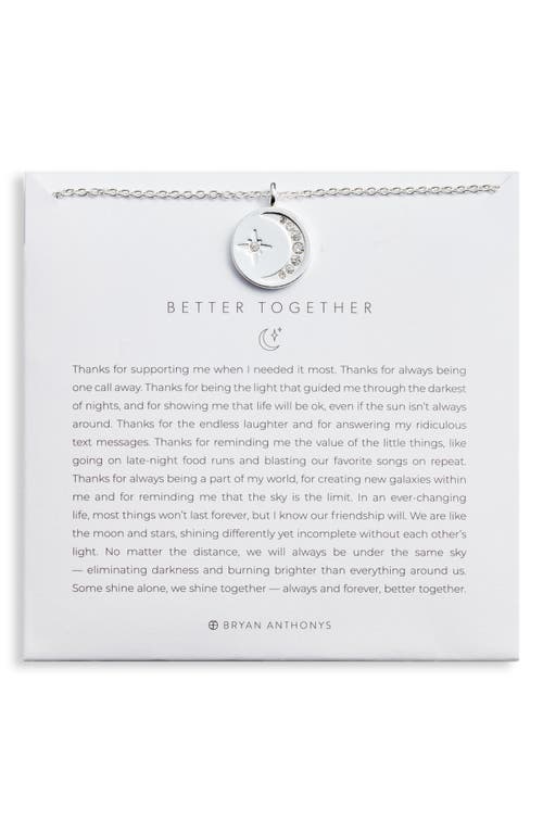 Bryan Anthonys Better Together Pendant Necklace in Silver