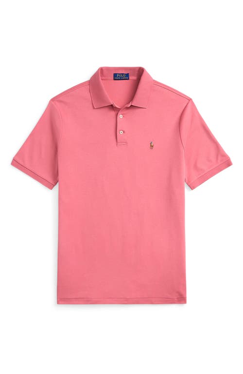 Shop Polo Ralph Lauren Pima Cotton Polo In Adirondack Berry