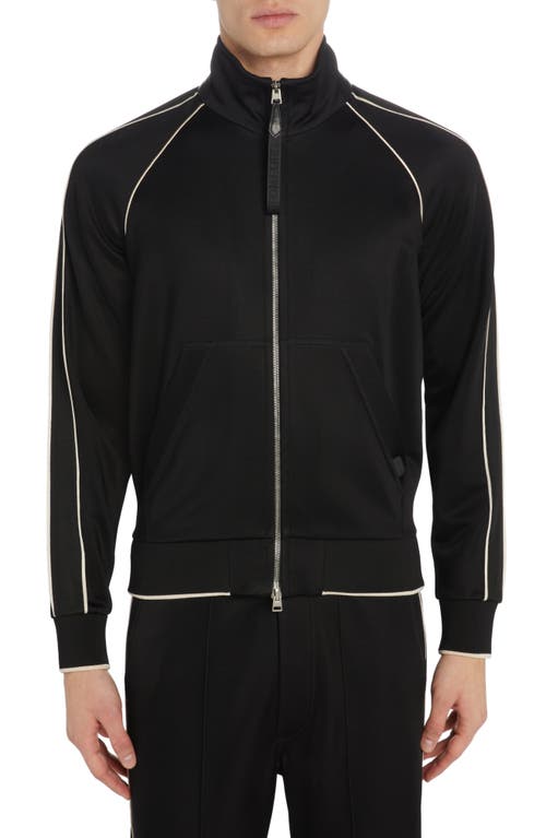 TOM FORD Luxury Stretch Jersey Jacket Black at Nordstrom, Us