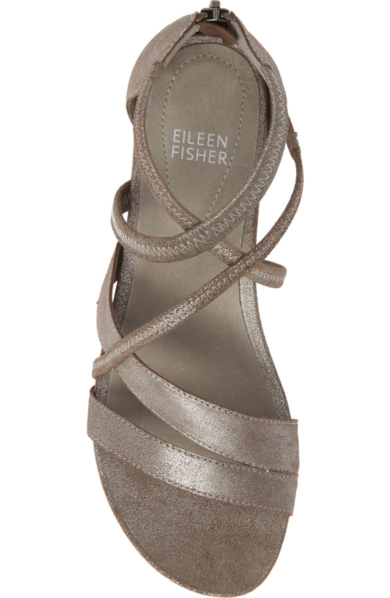 Eileen Fisher Skip Strappy Platform Sandal, Alternate, color,