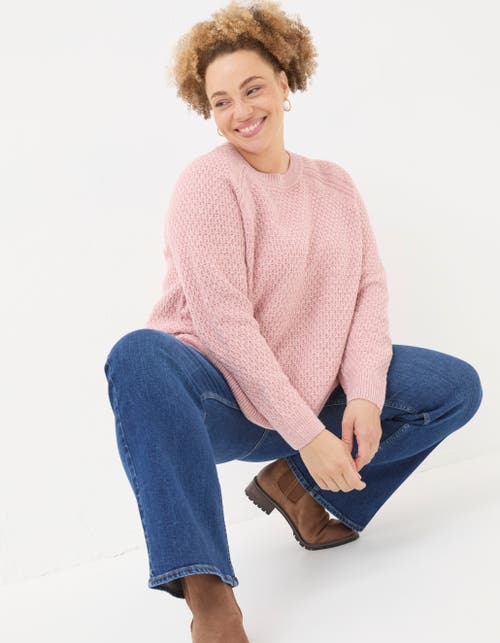 FATFACE PLUS SIZE ELLA TEXTURED SWEATER 