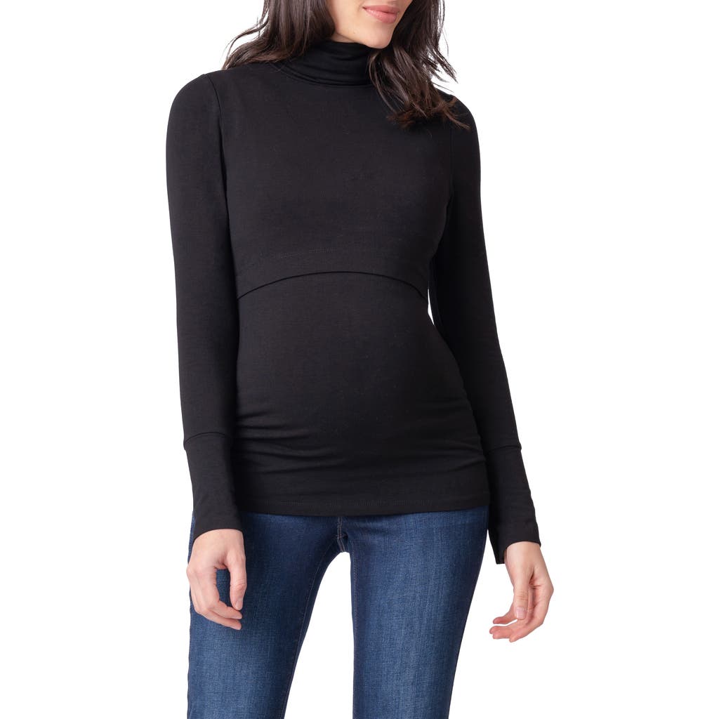 SERAPHINE SERAPHINE TURTLENECK MATERNITY/NURSING TOP