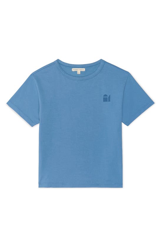 Shop The Sunday Collective Kids' Natural Dye Everyday T-shirt In Bluejay