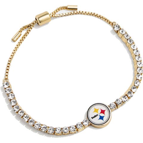 Women's Baublebar Gold Los Angeles Rams Pull-Tie Tennis Bracelet