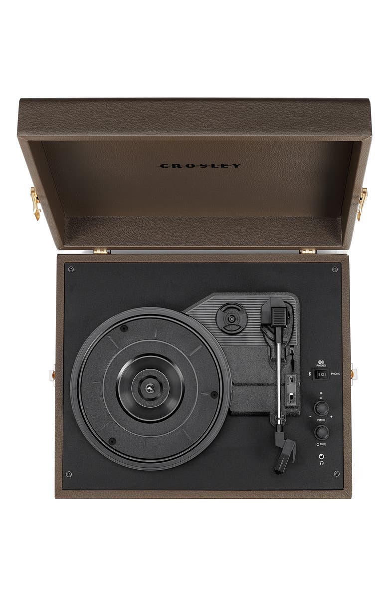 Crosley Radio Voyager Record Player, Alternate, color, Cocoa