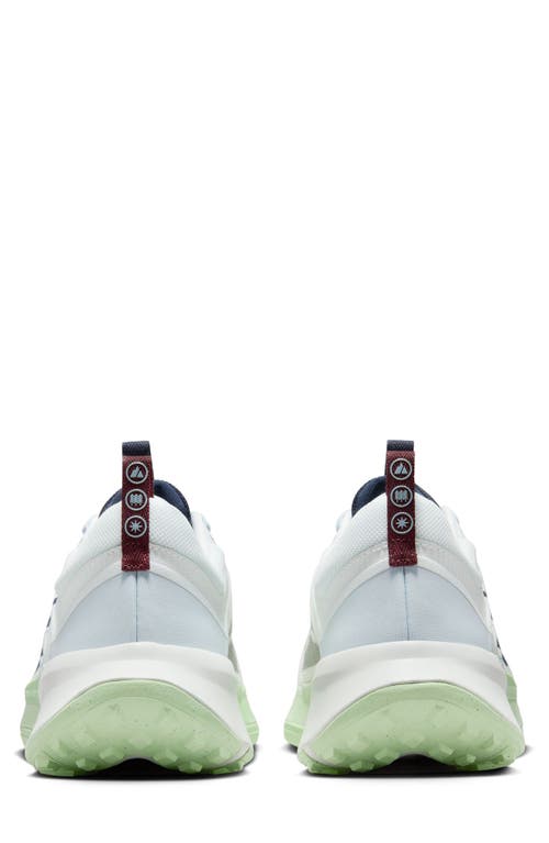 Shop Nike Juniper Trail 2 Running Shoe In Summit White/blue/green