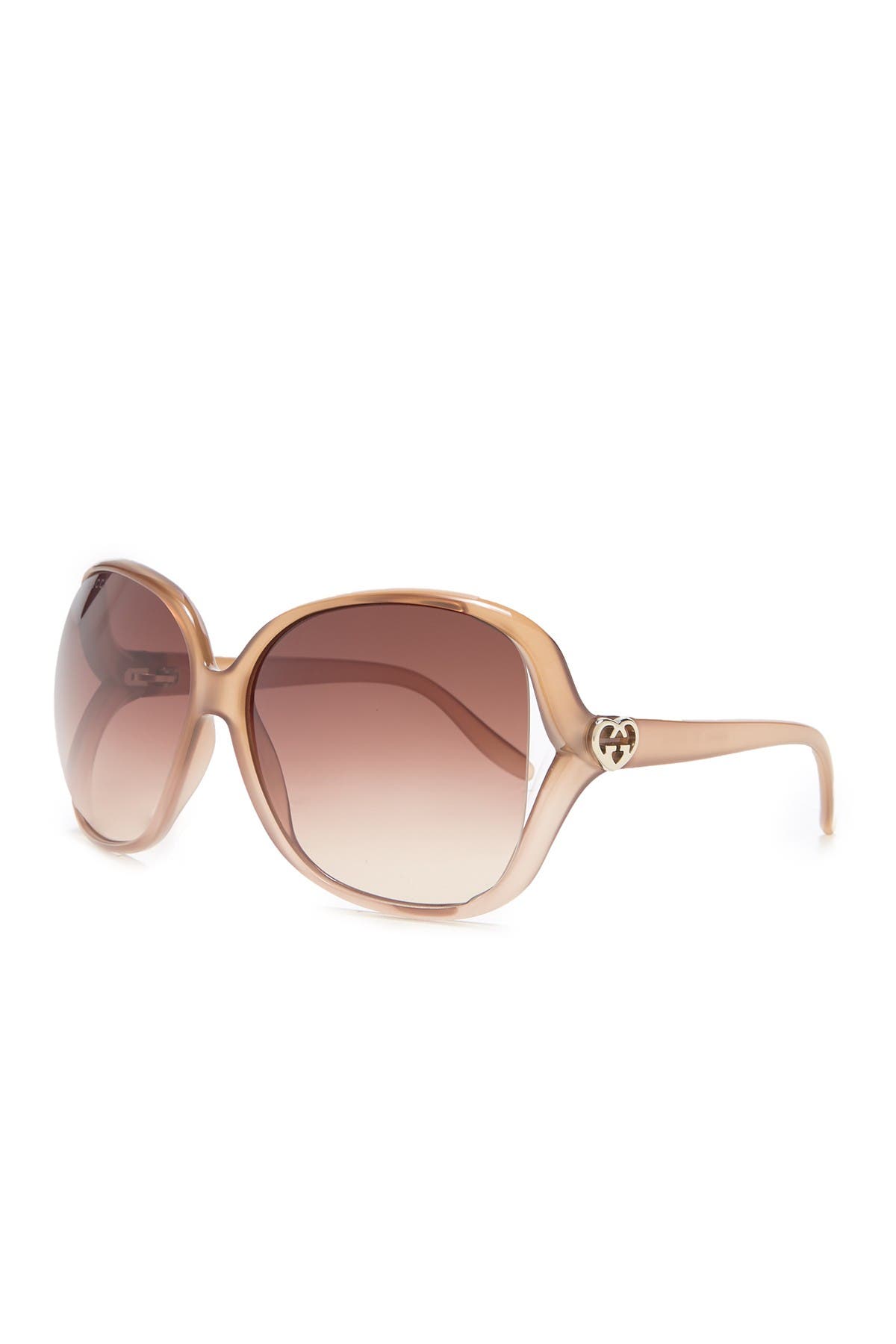 gucci 60mm oversize square sunglasses