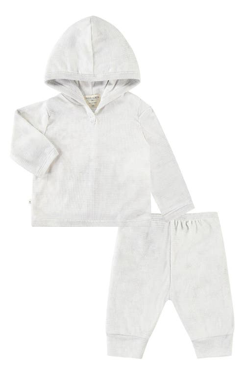 PAIGELAUREN Marble Stripe Rib Hoodie & Leggings Set at Nordstrom,