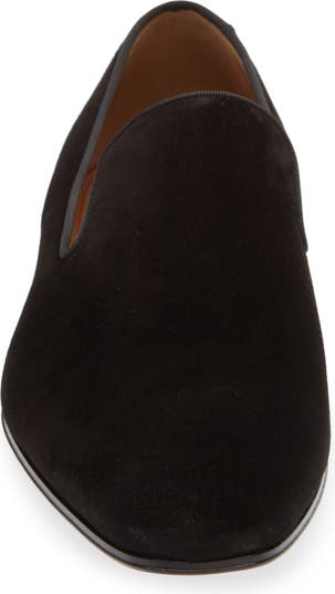 Christian Louboutin Dandelion Spikes Venetian Loafer in Black/Dorado