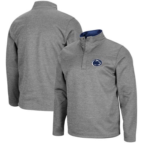 New York Yankees Mitchell & Ness Sealed the Victory Quarter-Zip Pullover  Jacket - Heathered Gray