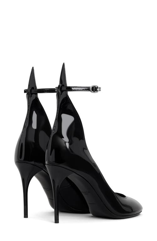 Shop Alaïa Show Ankle Strap Pump In Noir