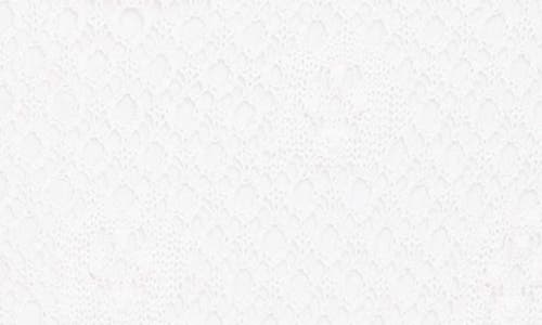 Vince Floral Lace Midi Skirt In Optic White