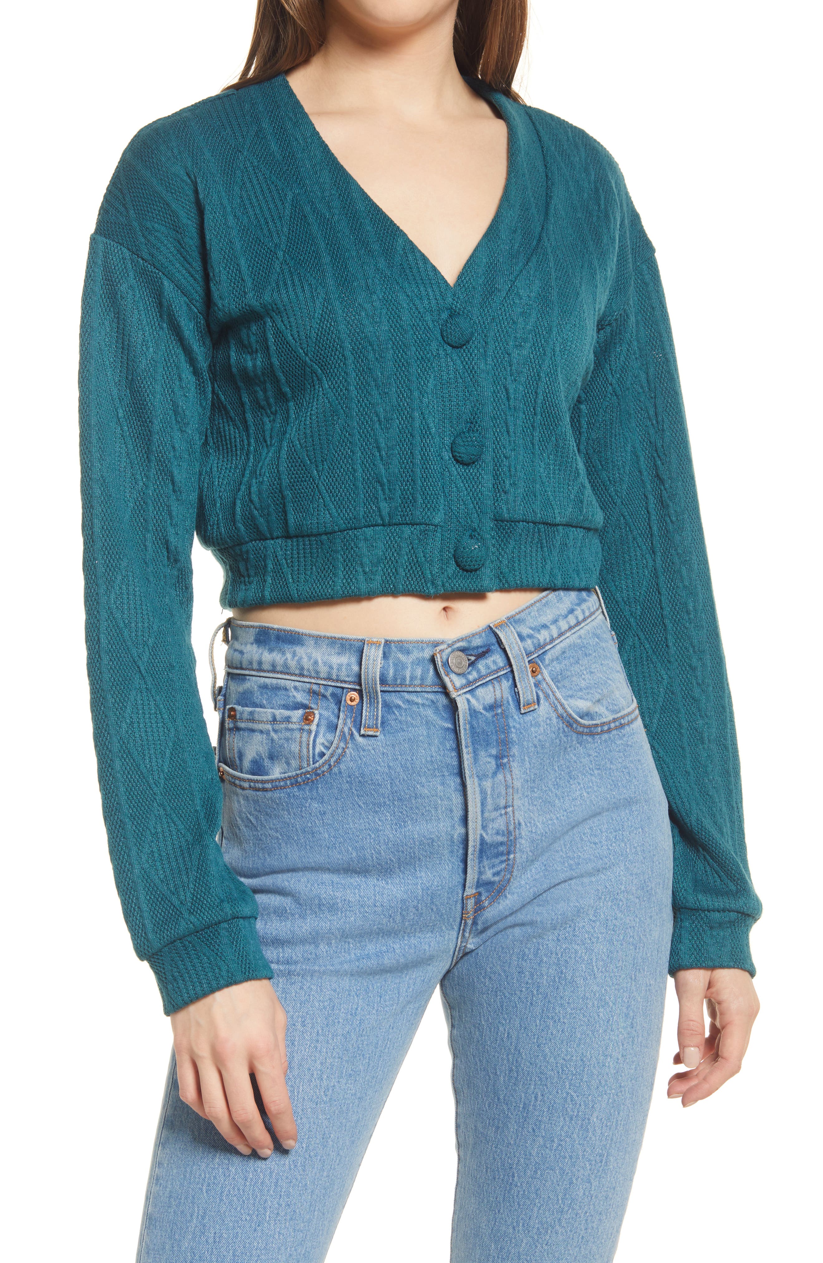 teal sweaters