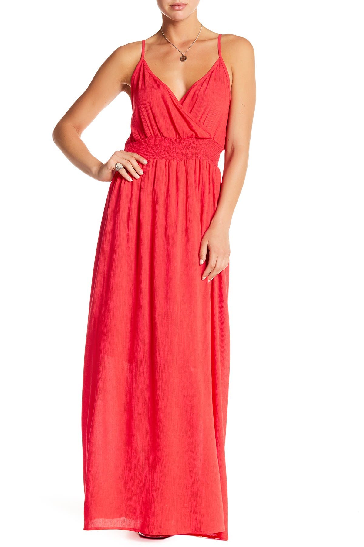 west kei gauze maxi dress