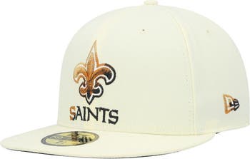 Men's New Era Cream Orleans Saints Retro 59FIFTY Fitted Hat