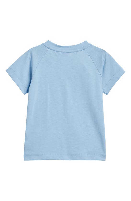 Shop Adidas Originals Kids' Camo Graphic T-shirt & Shorts Set In Clear Sky