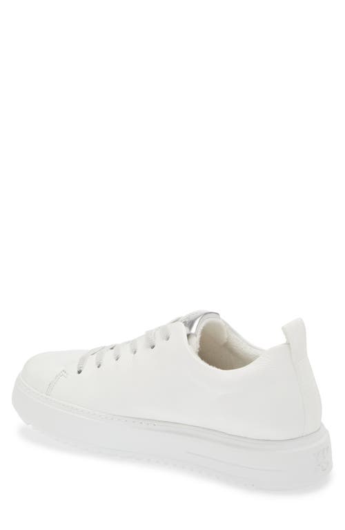 Shop Paul Green Upbeat Sneaker In White Alu Combo