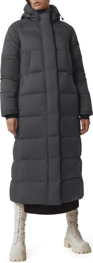 Cos long discount hooded puffer coat