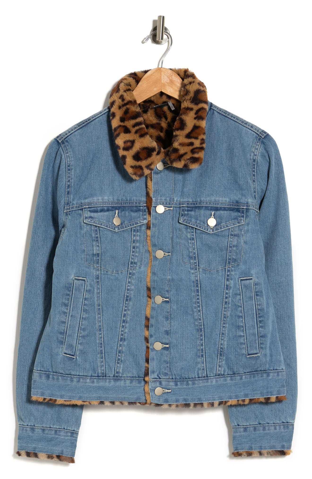 love token leopard jacket
