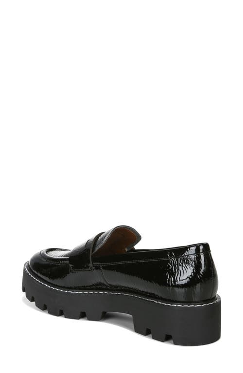 Franco Sarto Balin Platform Loafer In Black Patent