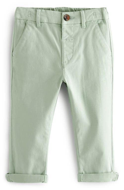 NEXT Kids' Flat Front Chinos Green at Nordstrom, Y