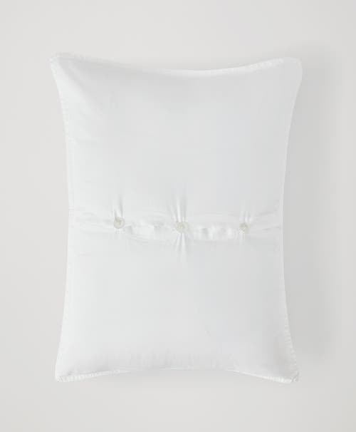 Pact Organic Room Service Sateen Sham 2-pack In White