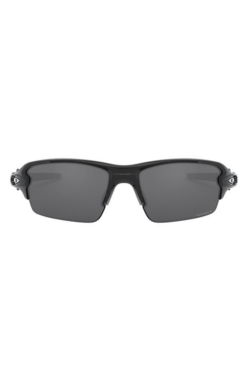Oakley 61mm Prizm Polarized Retangular Sunglasses in Black at Nordstrom