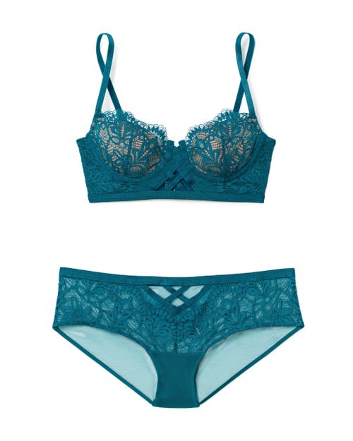 Shop Adore Me Diara Contour Balconette Bra In Dark Blue