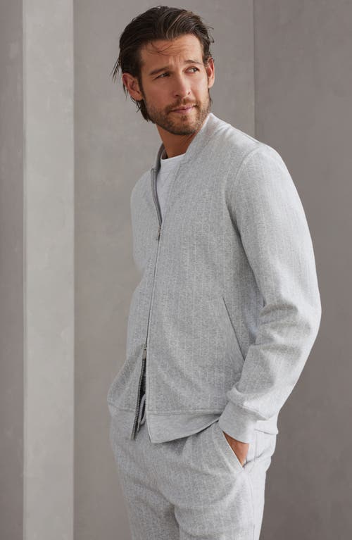 Shop Brunello Cucinelli Double Cloth Sweatshirt In Pearl Grey