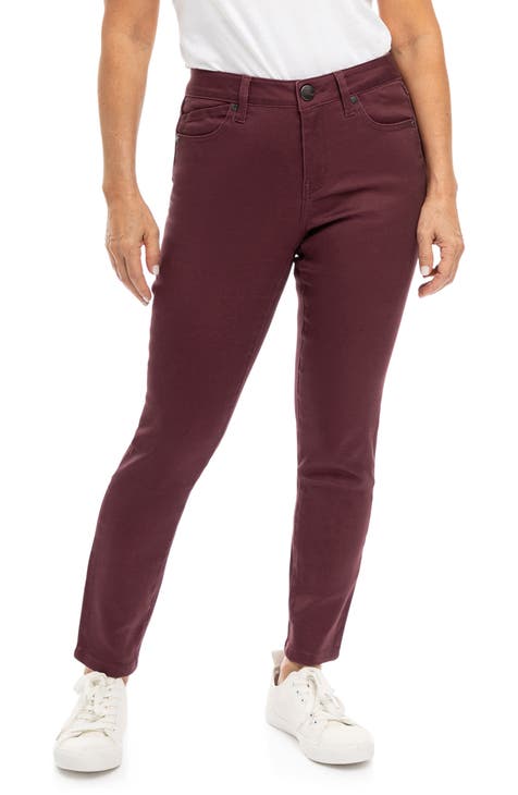 What To Wear With Burgundy Pants - Petite Dressing