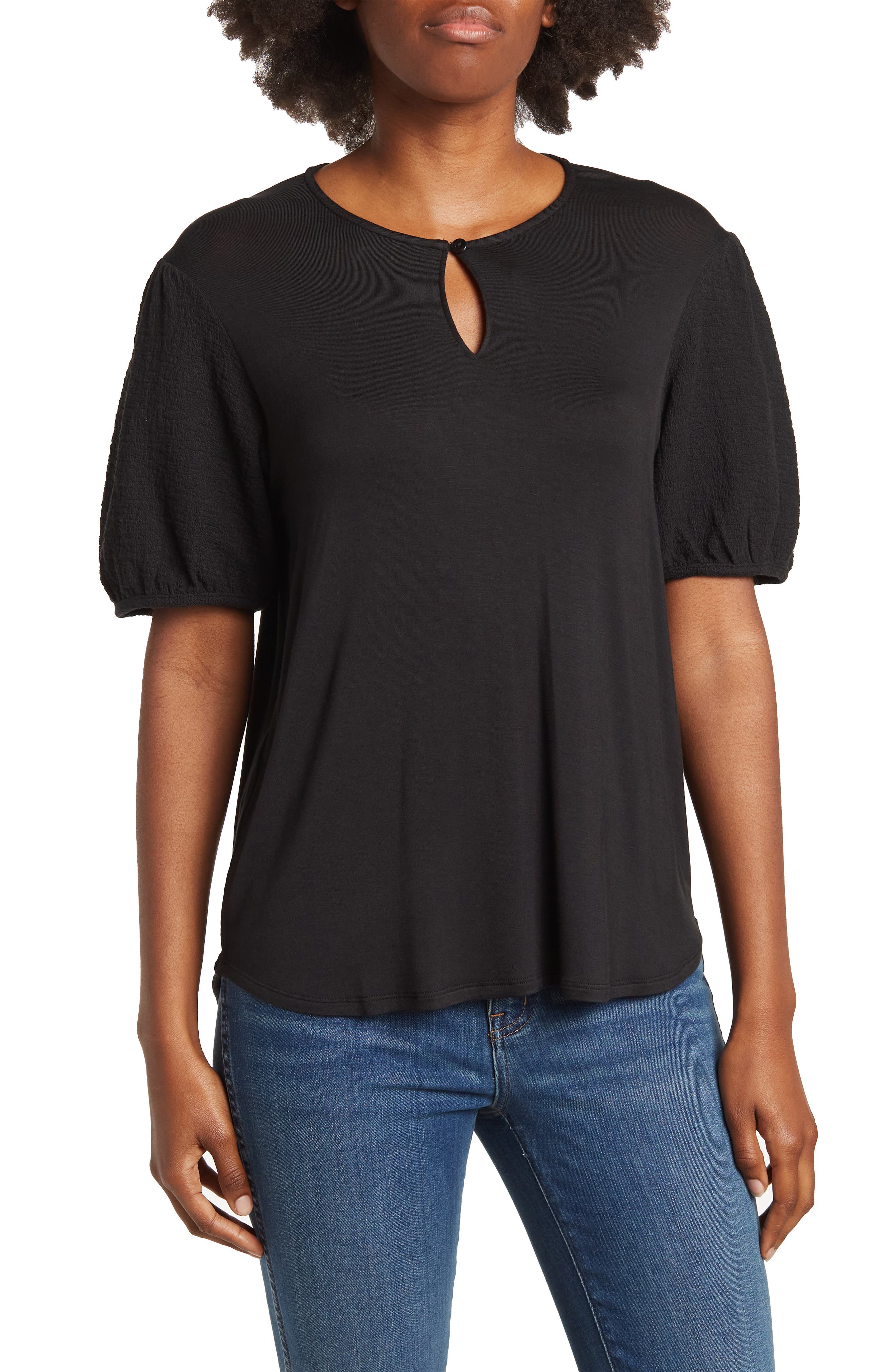 calvin klein plus size faux leather trim cap sleeve top