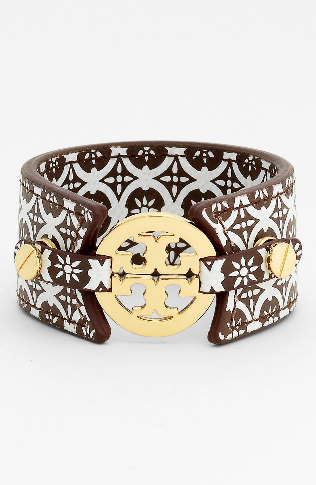 Tory Burch 'Small' Print Leather Bracelet Nordstrom
