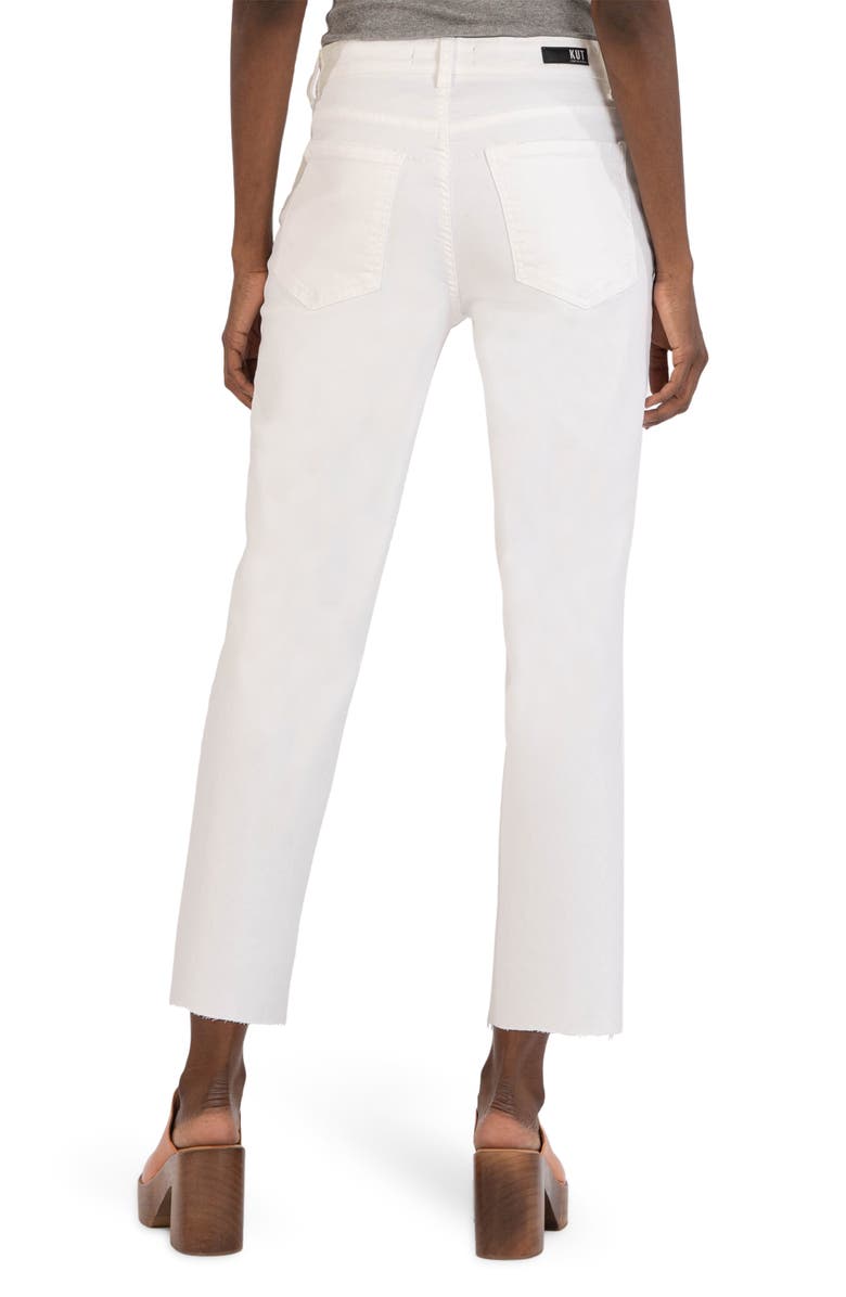 KUT from the Kloth Rachael Fab Ab High Waist Raw Hem Mom Jeans | Nordstrom