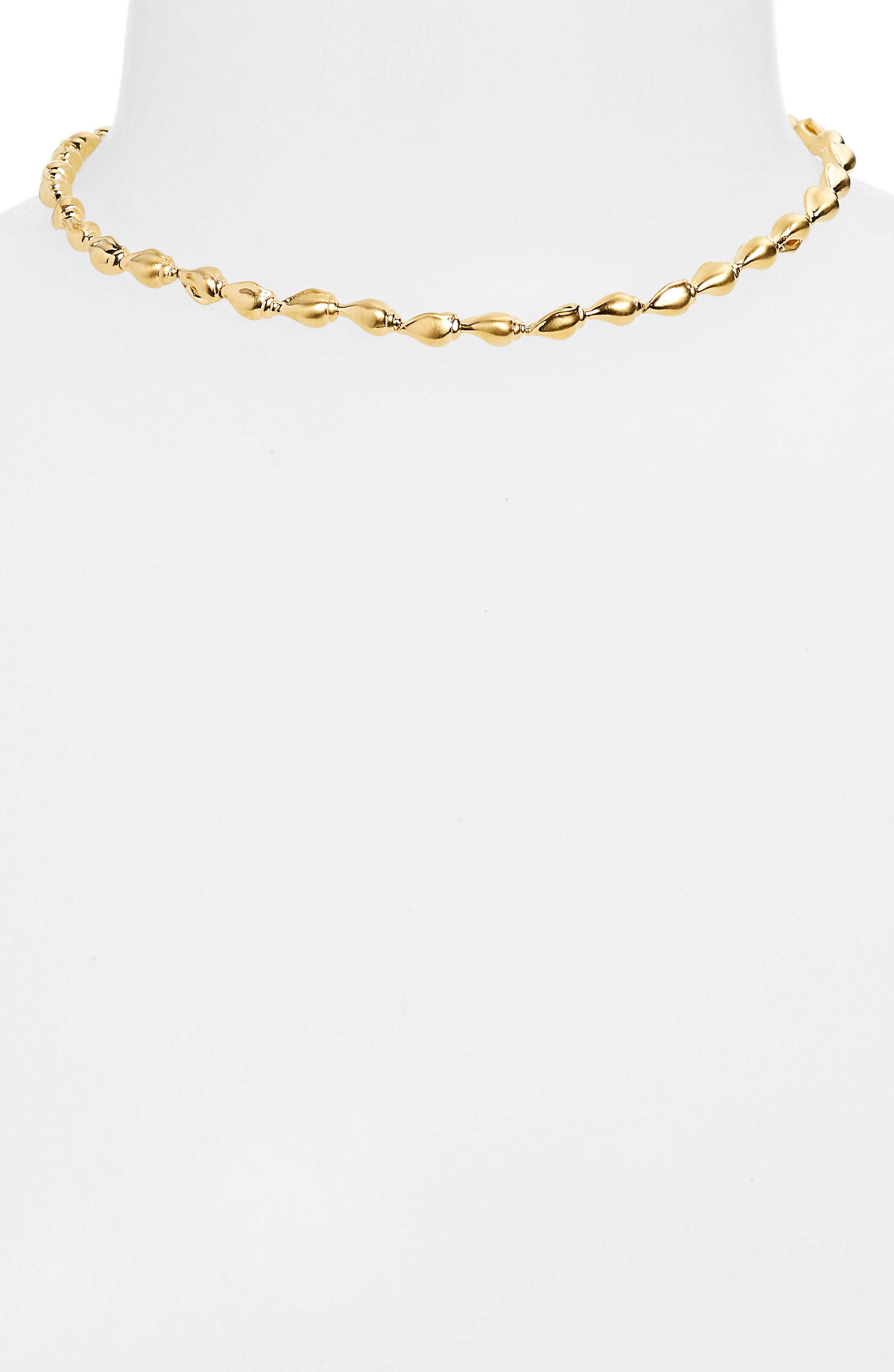 Amina Muaddi Johana Shell Link Choker Necklace Nordstrom