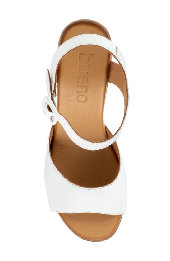 Shop Bueno Natalia Ankle Strap Sandal In White