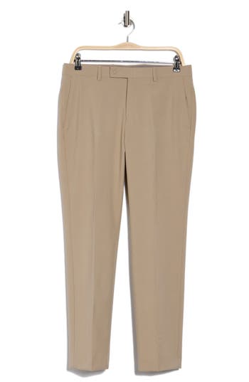 Shop Calvin Klein Slim Fit Pants In Tan