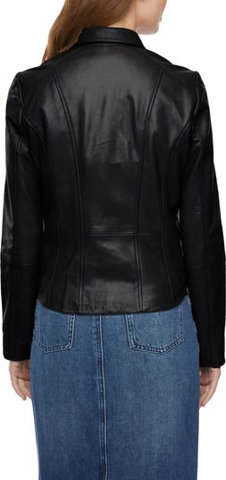 Leather moto hotsell jacket bernardo